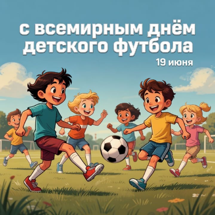 всемирный день детского футбола, открытка №14