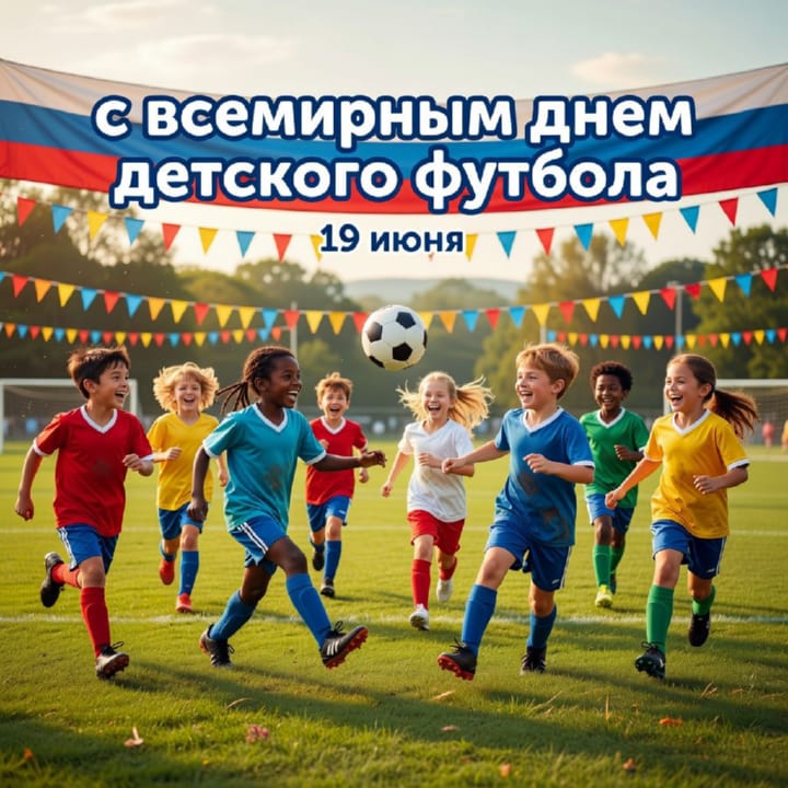 всемирный день детского футбола, открытка №15