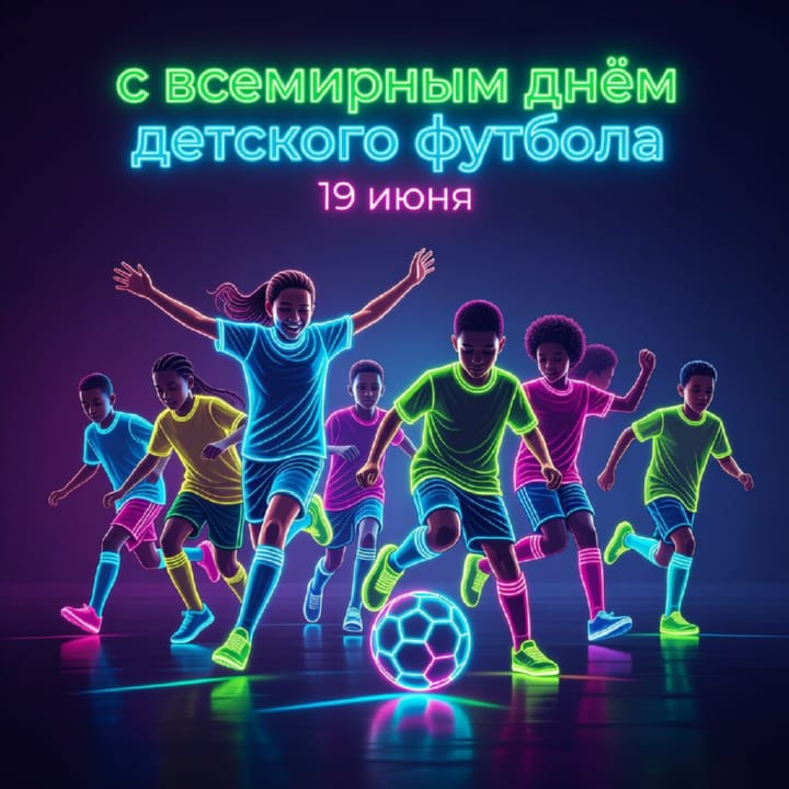 всемирный день детского футбола, открытка №16
