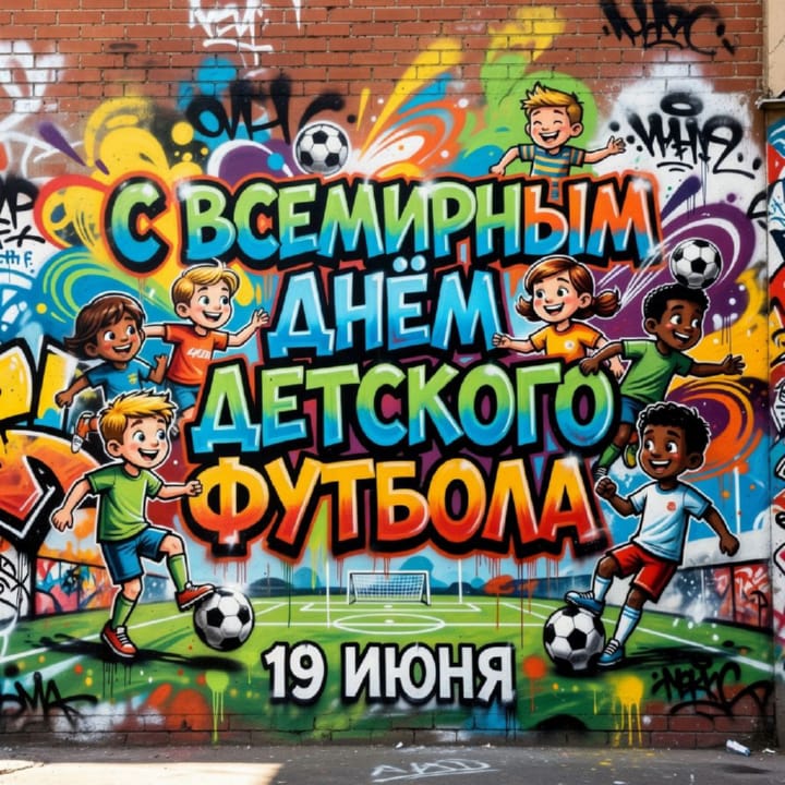 всемирный день детского футбола, открытка №18