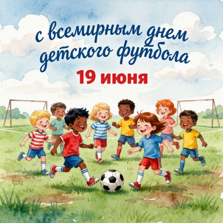 всемирный день детского футбола, открытка №21