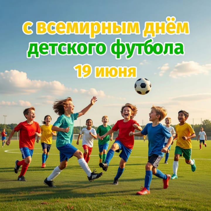 всемирный день детского футбола, открытка №23