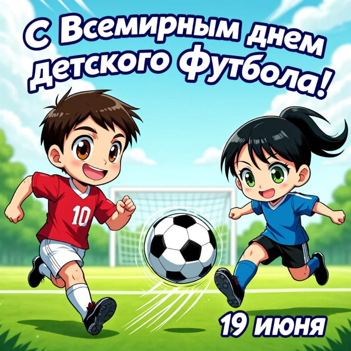 всемирный день детского футбола, открытка №25