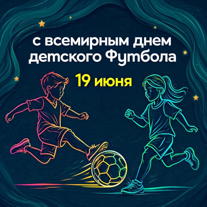 всемирный день детского футбола, открытка №26
