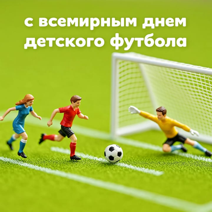 всемирный день детского футбола, открытка №27