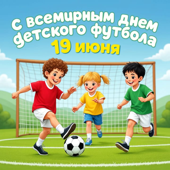 всемирный день детского футбола, открытка №30