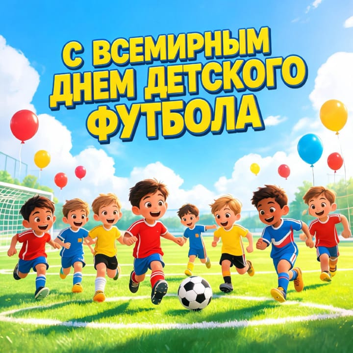 всемирный день детского футбола, открытка №31