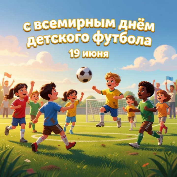 всемирный день детского футбола, открытка №33
