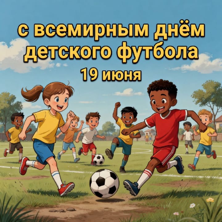 всемирный день детского футбола, открытка №37