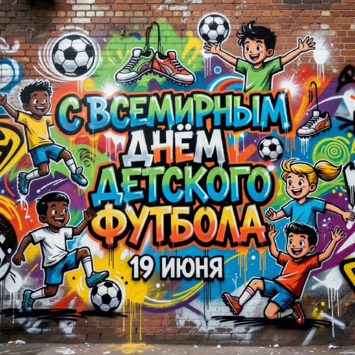 всемирный день детского футбола, открытка №4