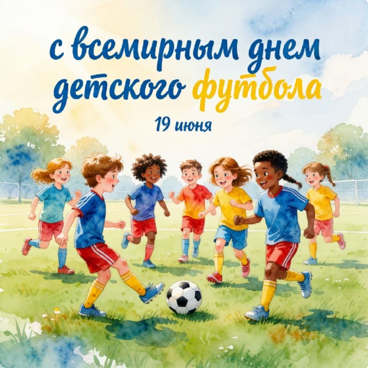 всемирный день детского футбола, открытка №44