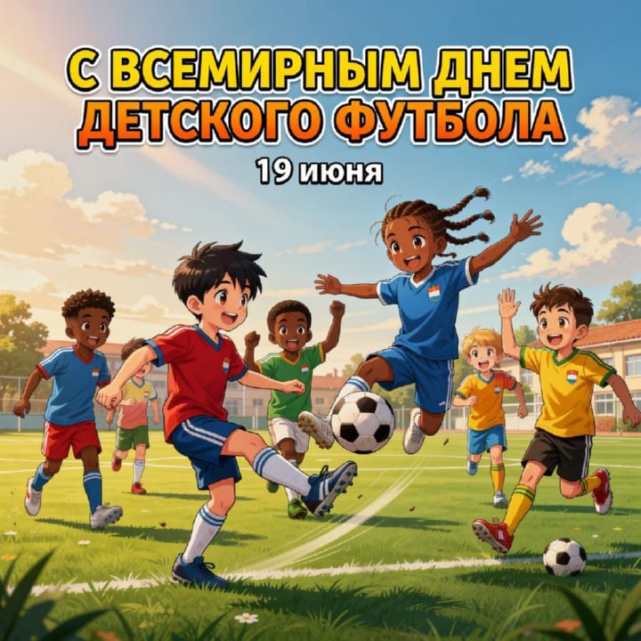 всемирный день детского футбола, открытка №45