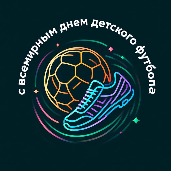 всемирный день детского футбола, открытка №49
