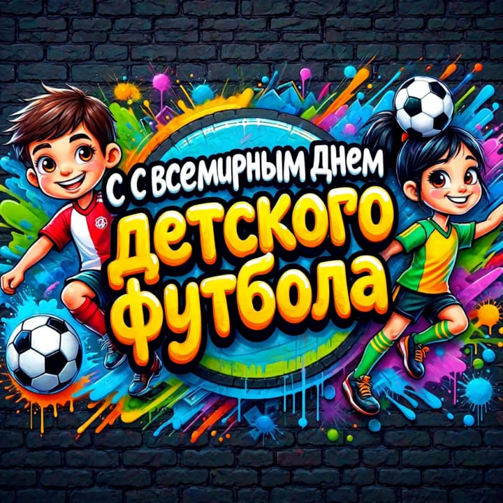 всемирный день детского футбола, открытка №53