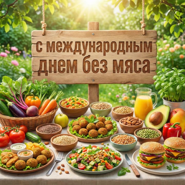 международный день без мяса, открытка №10