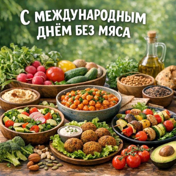 международный день без мяса, открытка №11