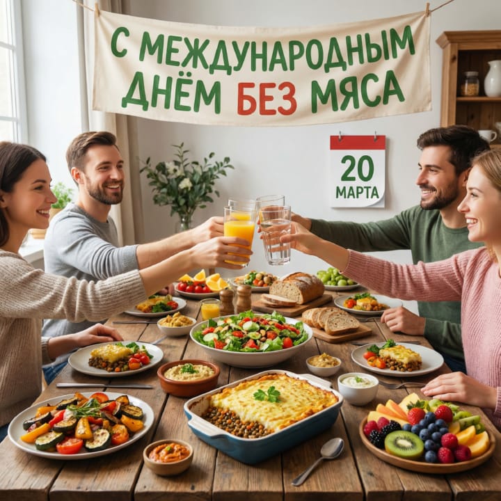 международный день без мяса, открытка №3