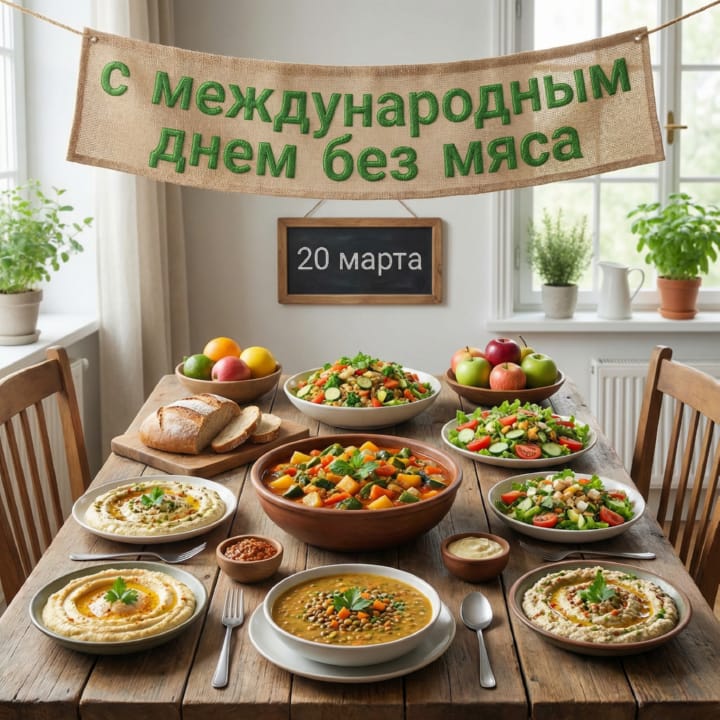 международный день без мяса, открытка №7