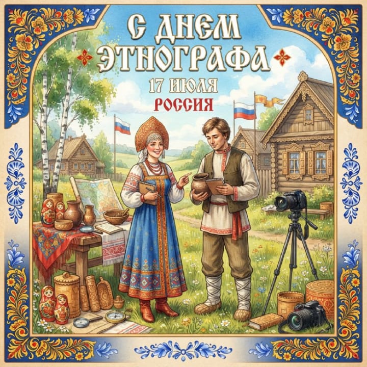 день этнографа в России, открытка №12