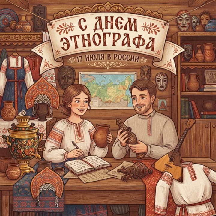 день этнографа в России, открытка №13