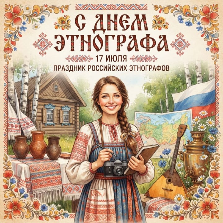 день этнографа в России, открытка №2