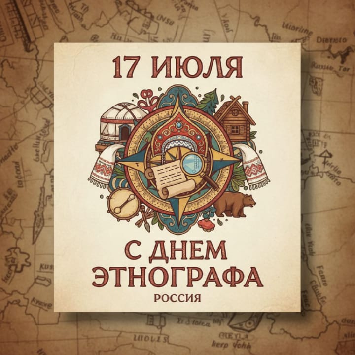 день этнографа в России, открытка №3