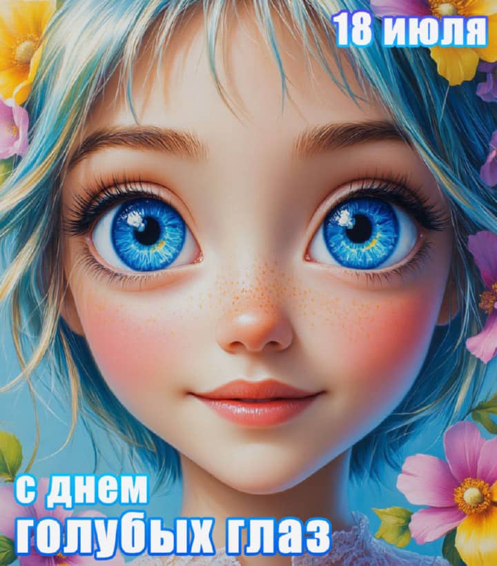 день голубых глаз, открытка №5
