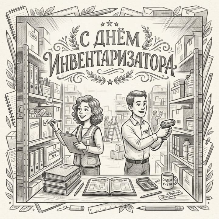 день инвентаризатора (работника БТИ), открытка №17