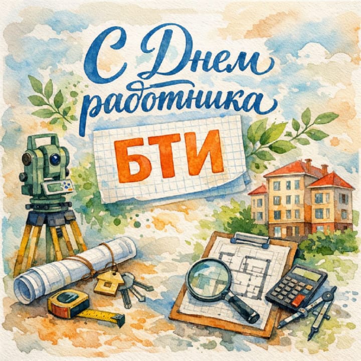день инвентаризатора (работника БТИ), открытка №19