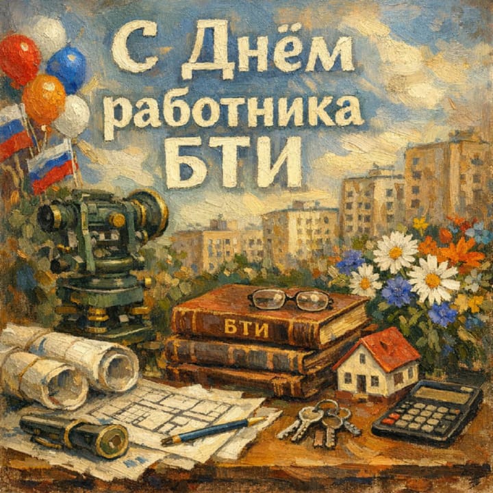 день инвентаризатора (работника БТИ), открытка №22
