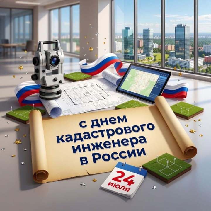 день кадастрового инженера в России, открытка №10