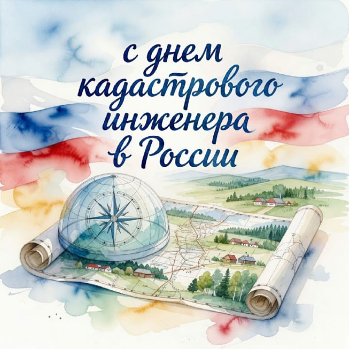 день кадастрового инженера в России, открытка №14