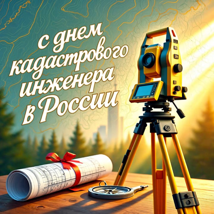 день кадастрового инженера в России, открытка №19