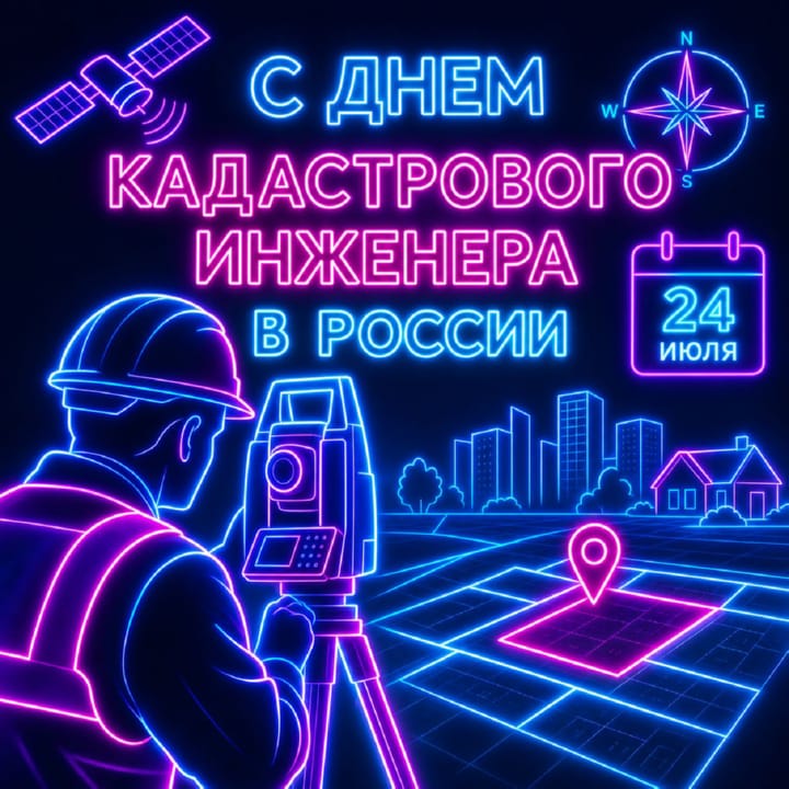 день кадастрового инженера в России, открытка №24