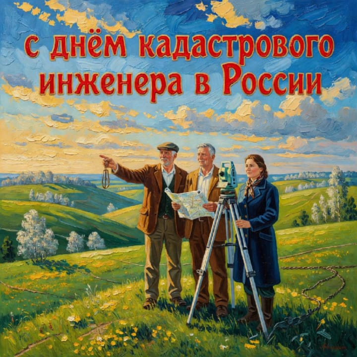 день кадастрового инженера в России, открытка №33