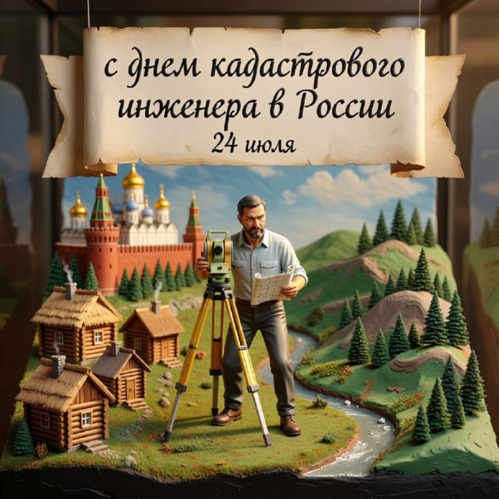 день кадастрового инженера в России, открытка №34