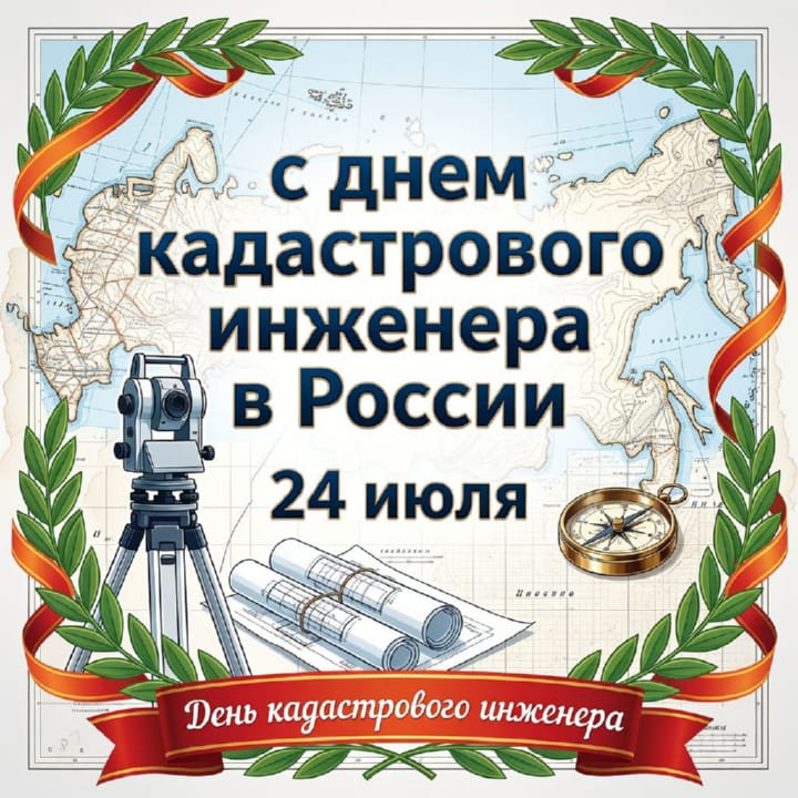 день кадастрового инженера в России, открытка №36