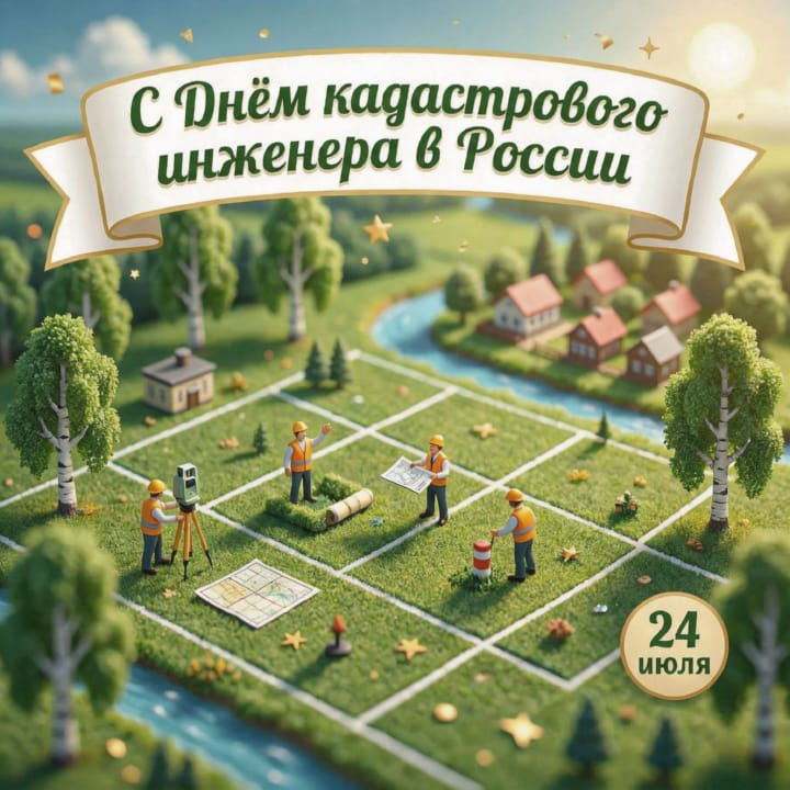 день кадастрового инженера в России, открытка №5