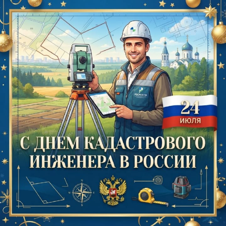 день кадастрового инженера в России, открытка №7