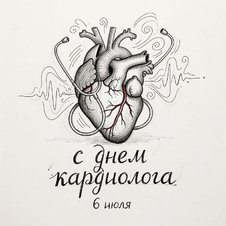 день кардиолога, открытка №12
