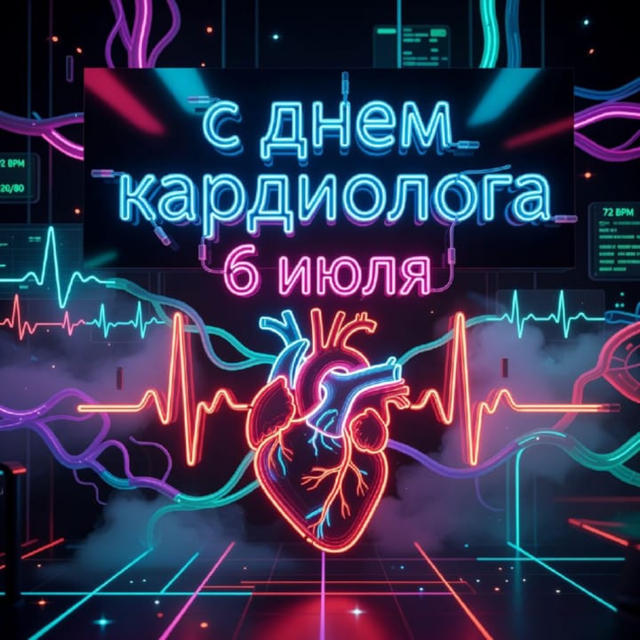 день кардиолога, открытка №16