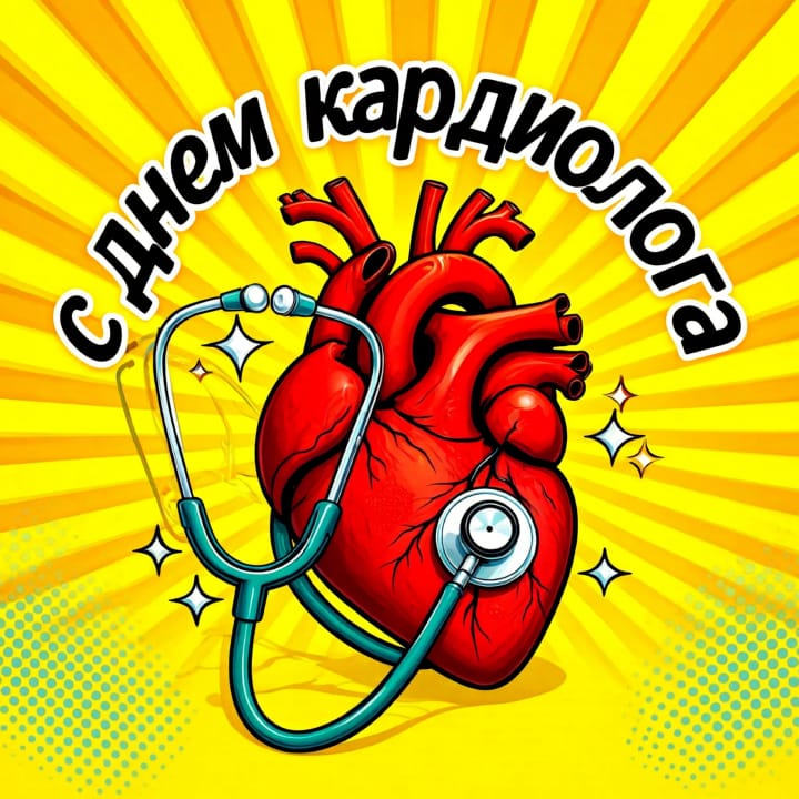 день кардиолога, открытка №20