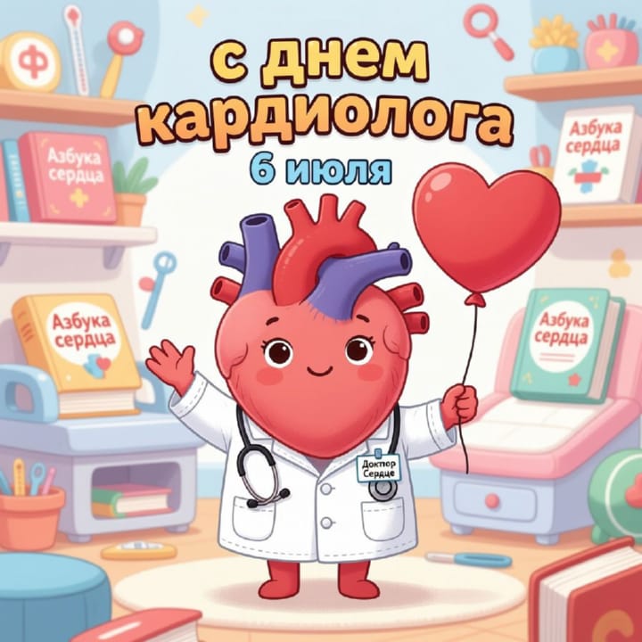 день кардиолога, открытка №23