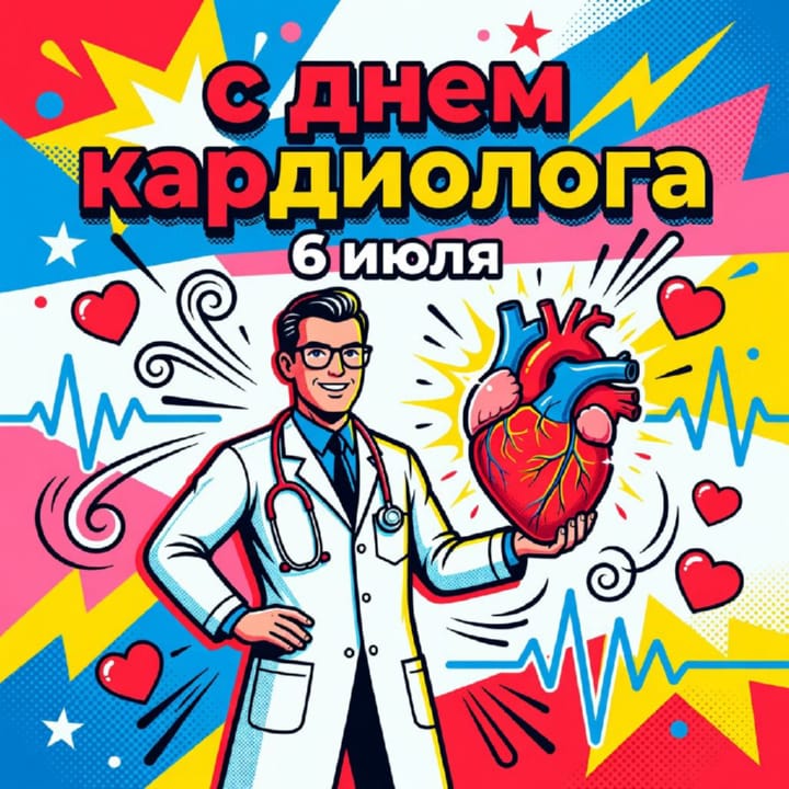 день кардиолога, открытка №25