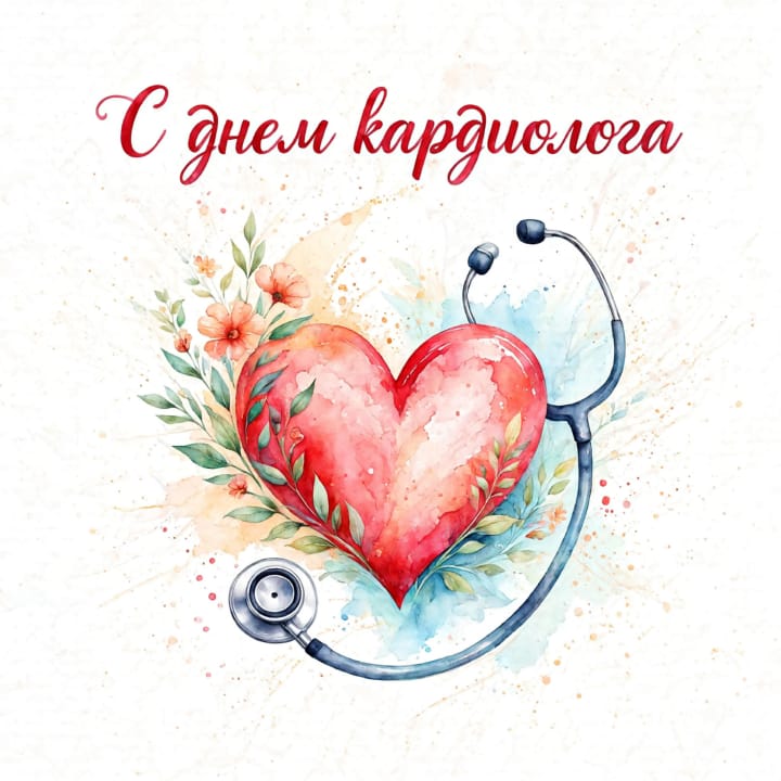 день кардиолога, открытка №27