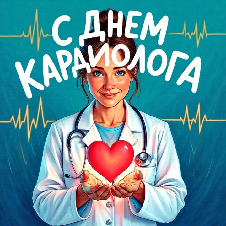 день кардиолога, открытка №28