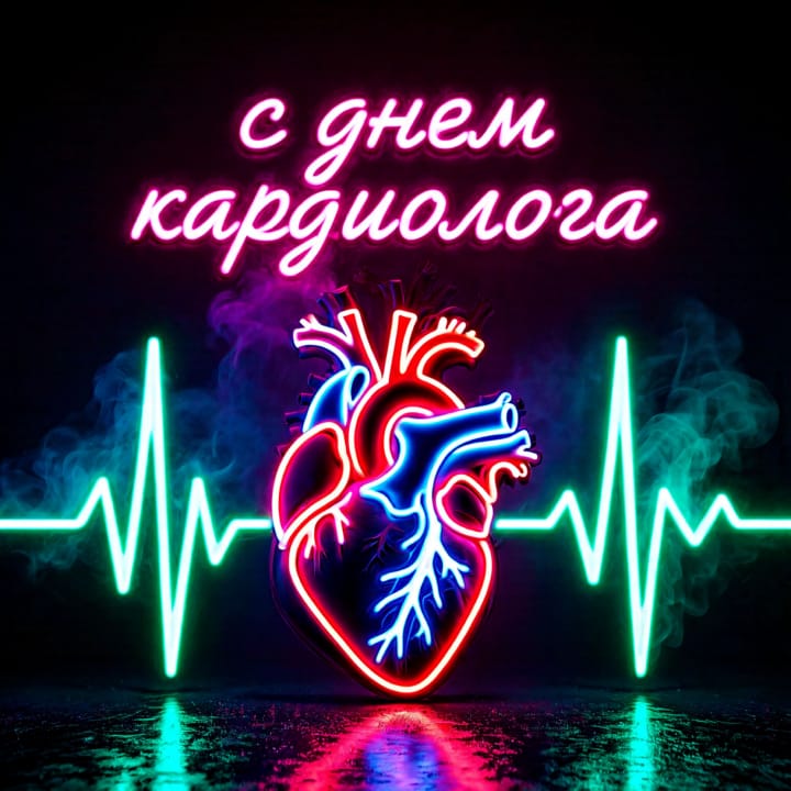 день кардиолога, открытка №29