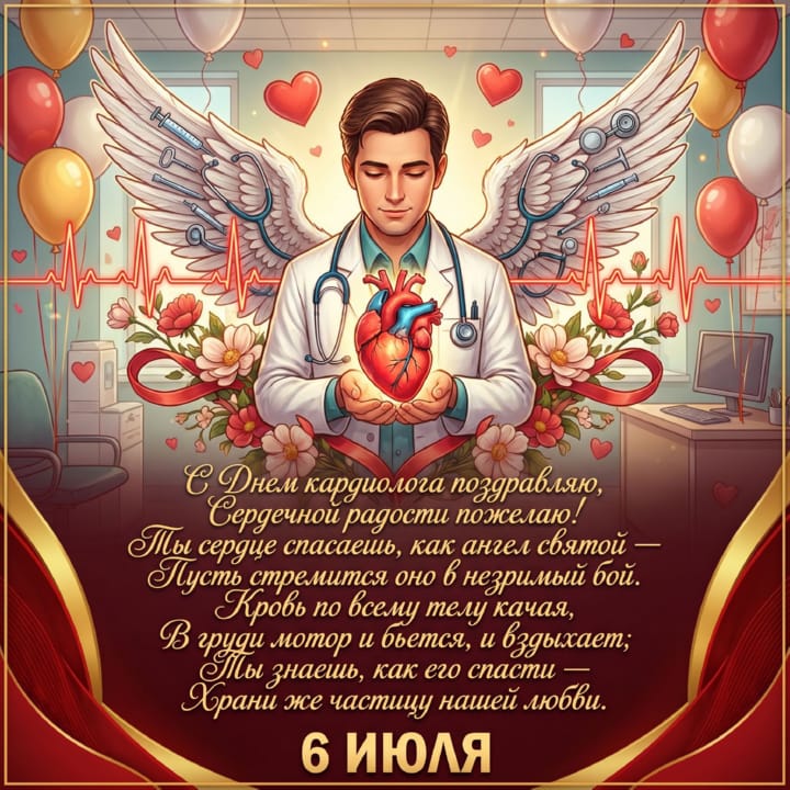 день кардиолога, открытка №31