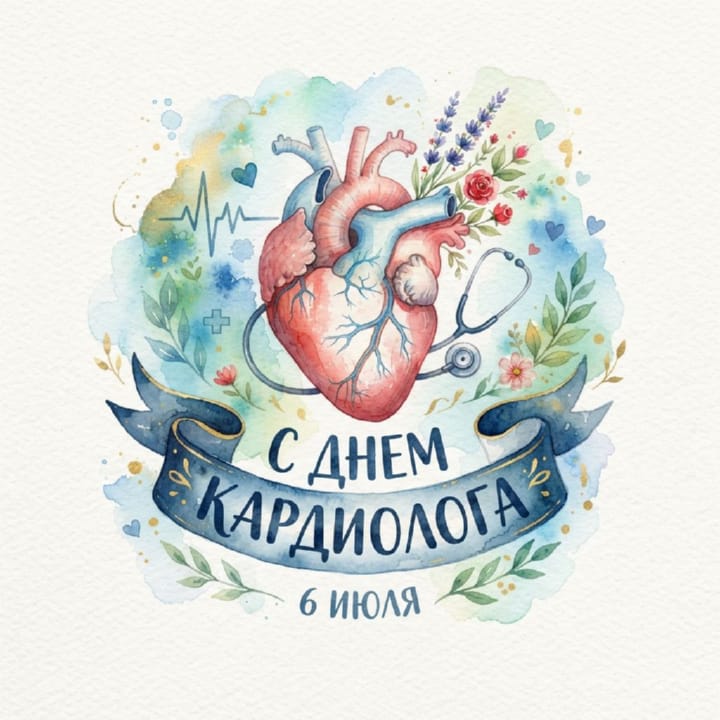 день кардиолога, открытка №34
