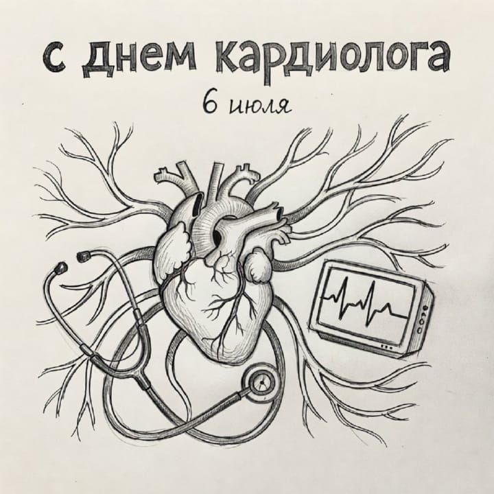 день кардиолога, открытка №37